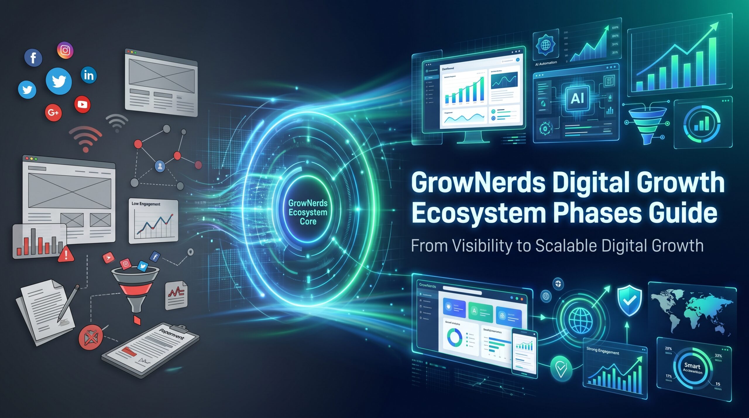 GrowNerds Digital Growth Ecosystem Phases Guide