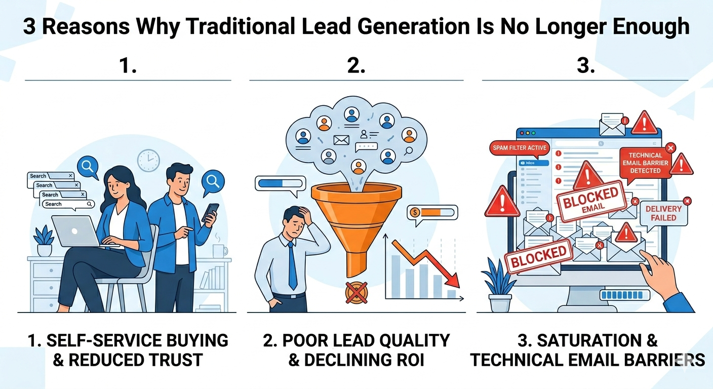 3 Reasons Why Traditional Lead Generation Is No Longer Enough
