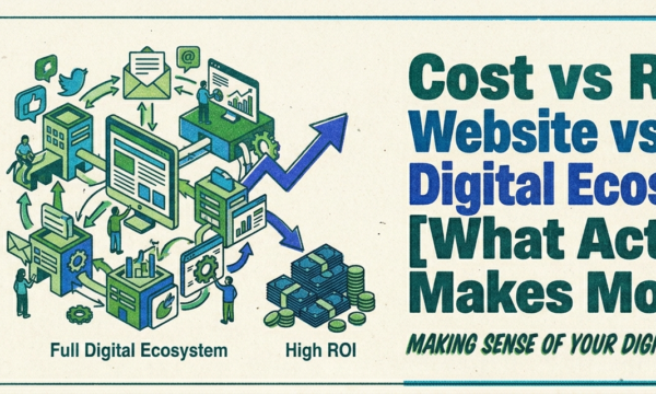 cost vs ROI: website vs digital ecosystem