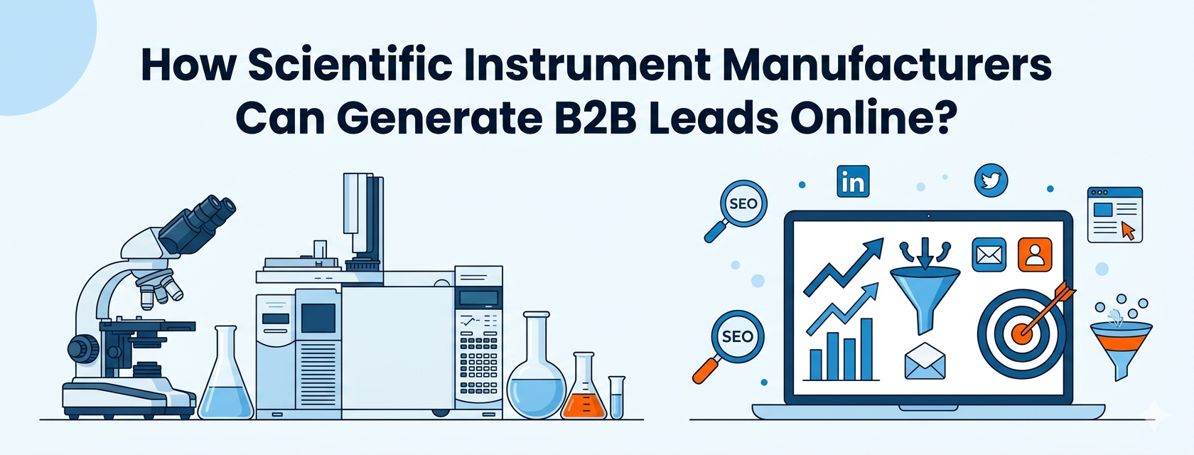 How Scientific Instrument Manufacturers Can Generate B2B Leads Online