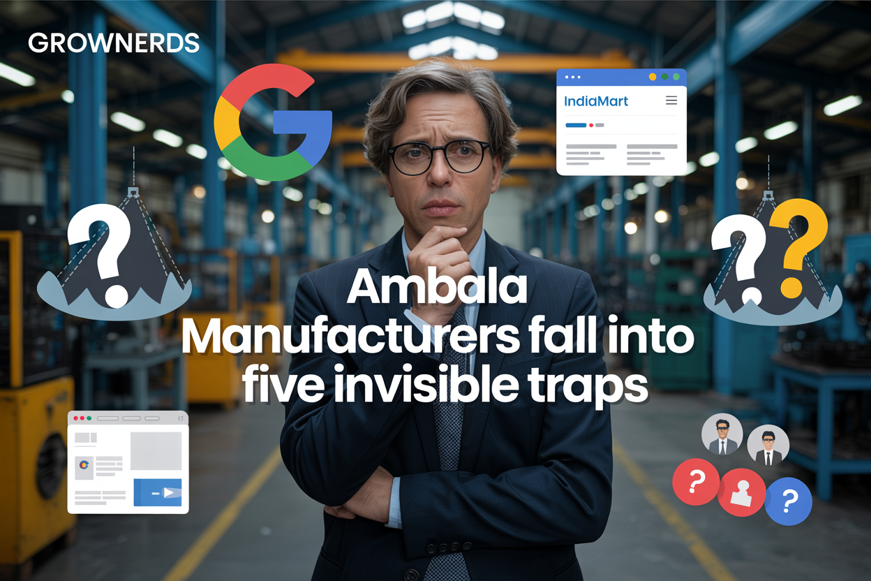 Ambala manufacturers fall into five invisible traps