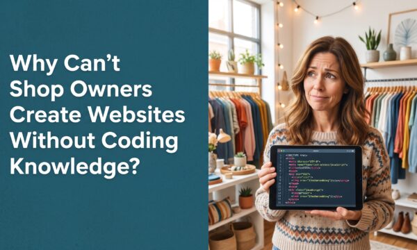 Why Can't Shop Owners Create Websites Without Coding Knowledge?