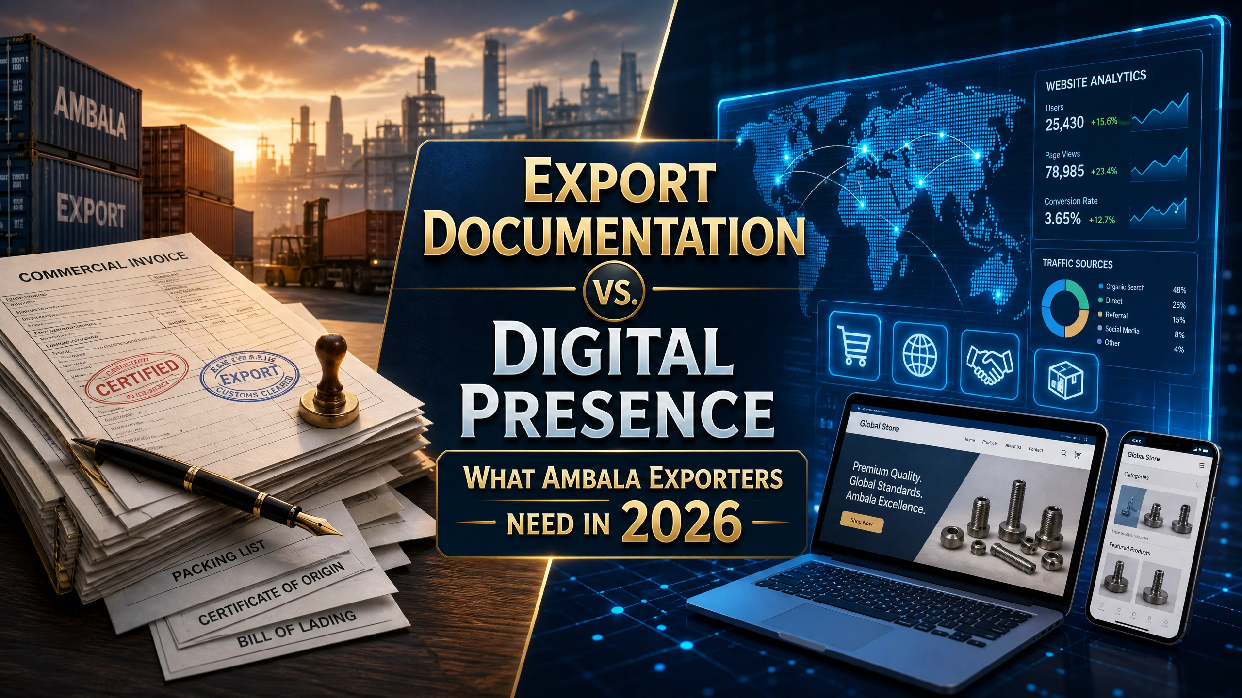Export Documentation vs. Digital Presence